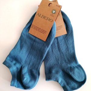 2-pack enkelsokken bio katoen, denim blue – ALBERO NATUR