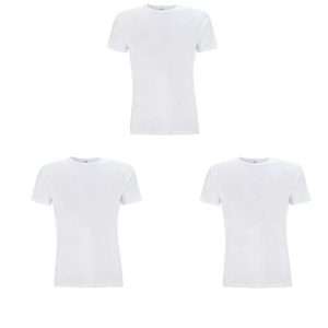 3-pack T-shirt bamboe, wit – CONTINENTAL CLOTHING