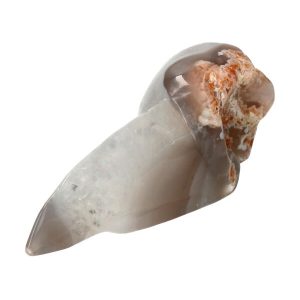 Agaat Geode Raven Schedel, 11 cm, 134 gram